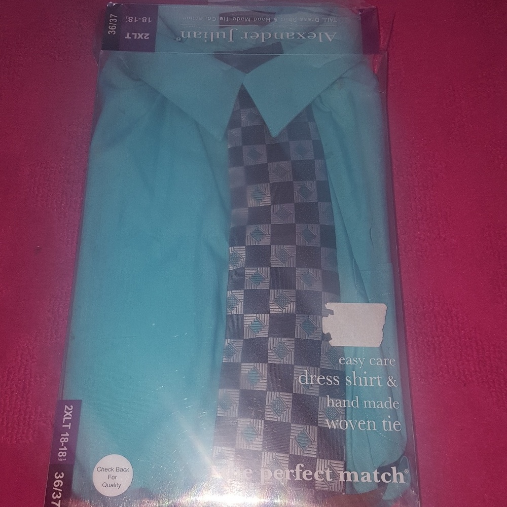Mens Shirt. 2XLT 18-18
